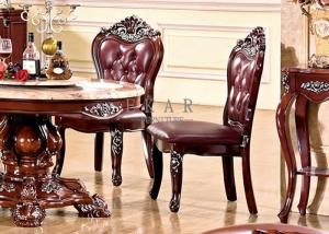 China luxury wooden upholstery wood dining chair wholesale