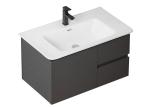 IP44 Waterproof Bathroom Vanity Units , Hotel Wall Mounted Sink Vanity