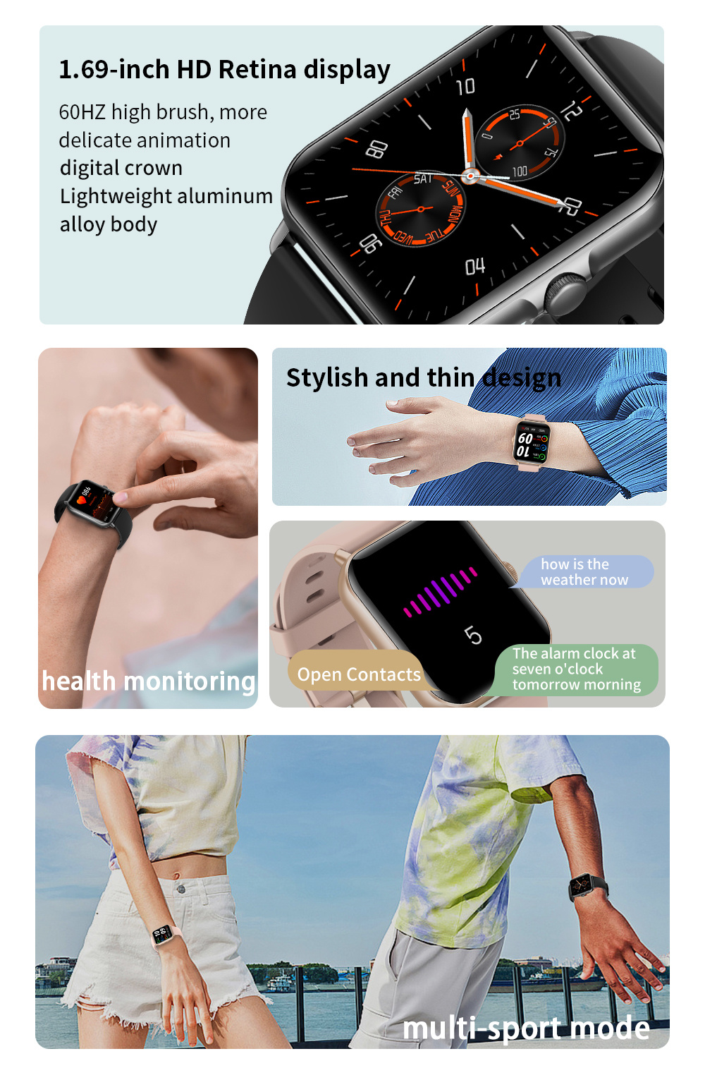 Global X Iaomi a Mazfit Gtz 3 Smart Watch 1.75′ ′ Amoled Display Amazfit Gts 3 Gts3 Gts-3 Zepp OS Smart Watch Alexa