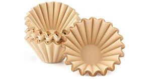 China 185x50 mm Basket Bowl Shape Wave Coffee Filter Paper Tea Paper Filter wholesale