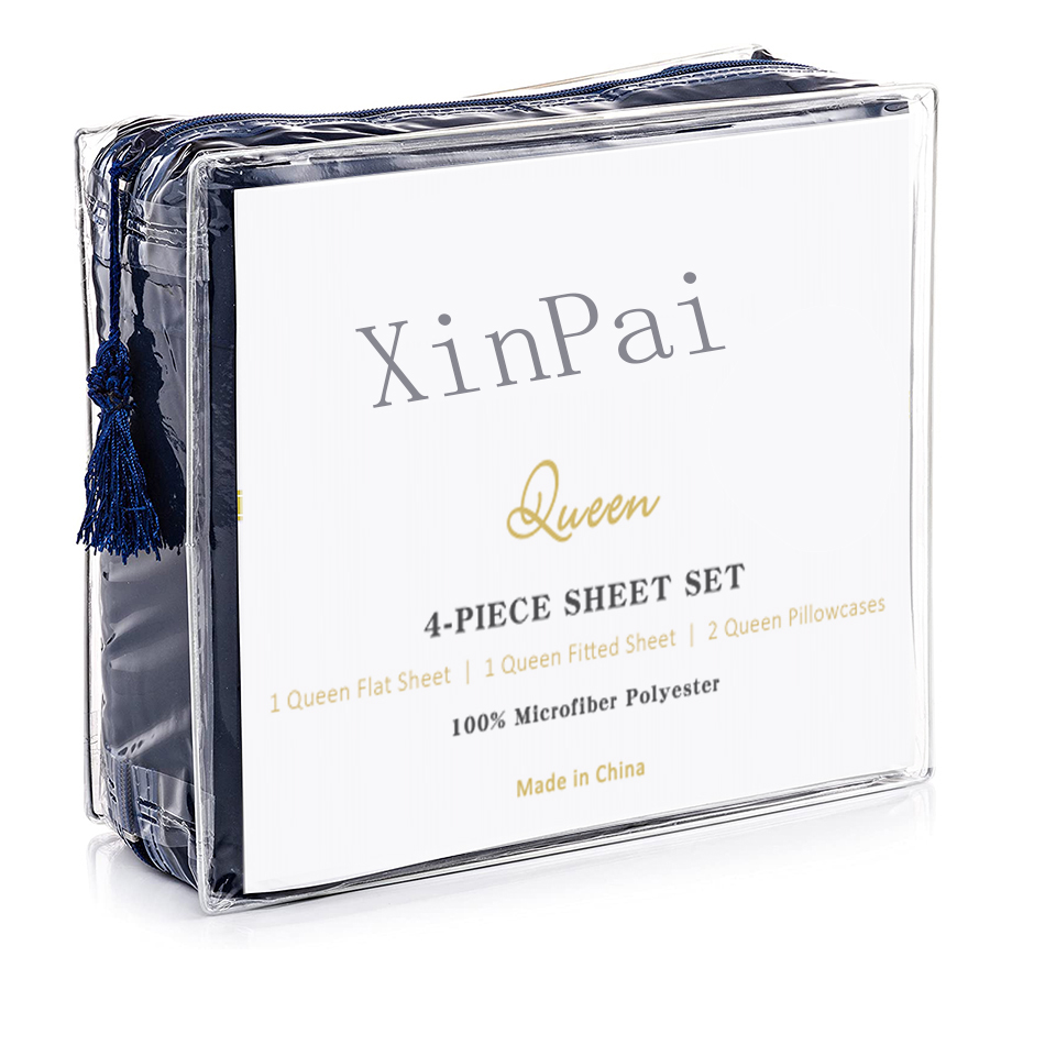 All-Season 1800 Thread Count 100% Microfiber Sheet set 6pcs made of 40 Fabric Count