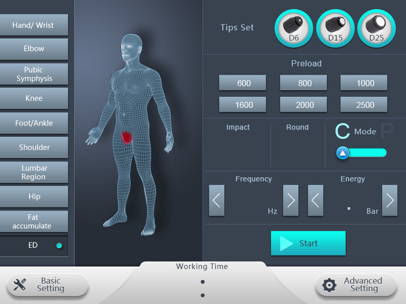 Shock Wave Therapy Machine Physiotherapy Machine New Pneumatic Shock Wave ED( Erectile Dysfunction)Treatment WaveMachine