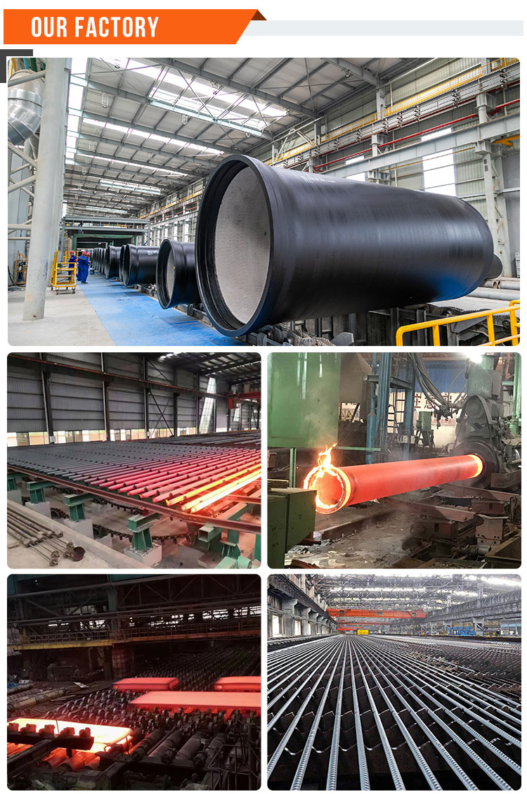 200mm 300mm 350mm 400mm EN545 EN598 Ductile Iron Pipe With K9 C25 C30 C40