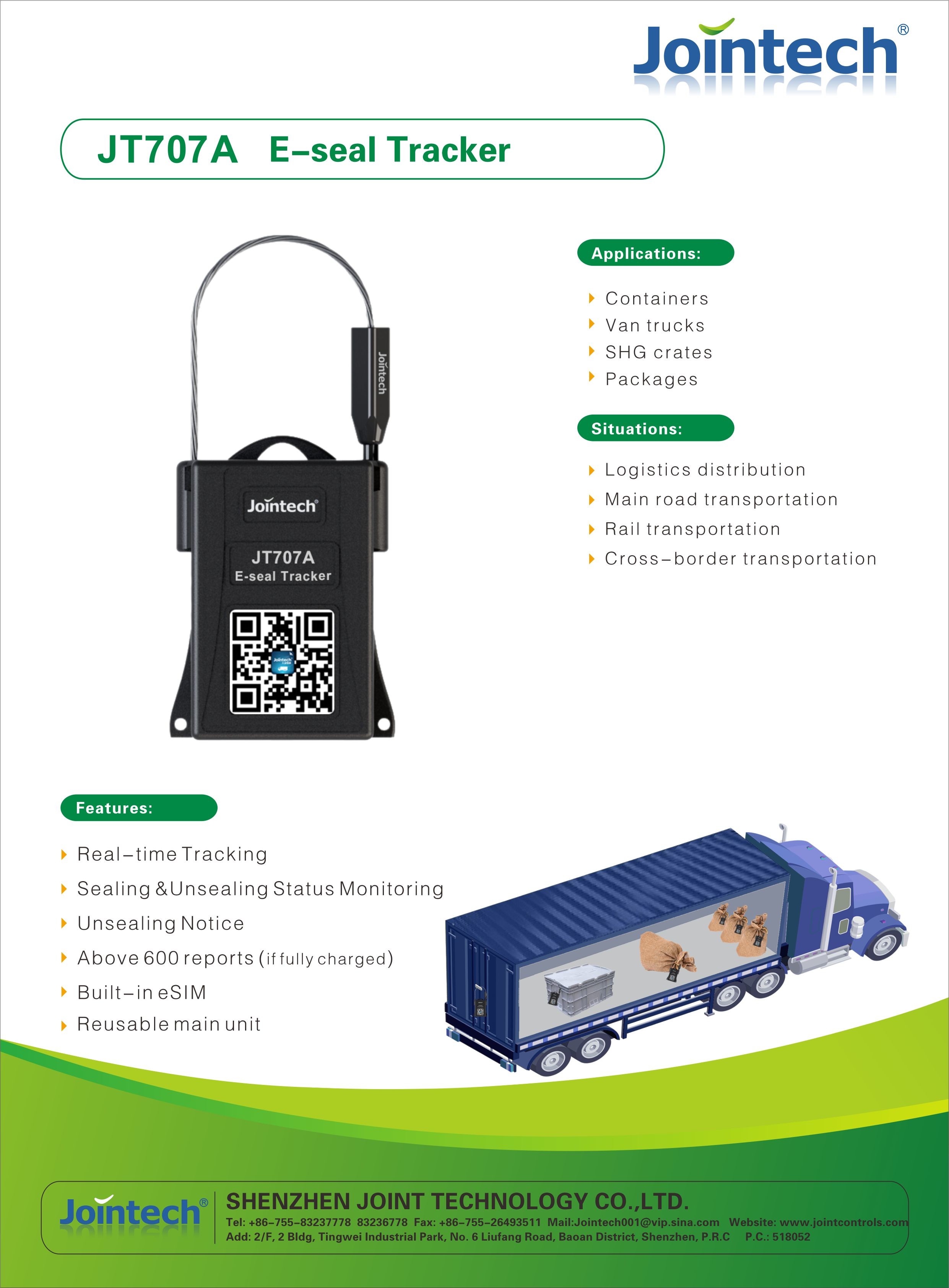 Jointech Remote Control Padlock , 2G IP67 Smart Sim Lock Rechargeable