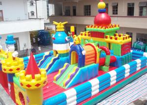 China Disney Theme Inflatable Party With Climbing Rock Water Proof wholesale