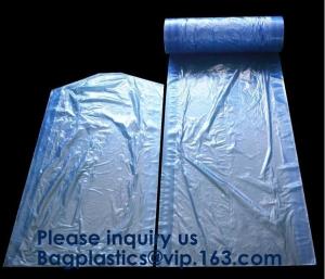 China Biodegradale Laundry Garment Dust Cover, Laundry Store Supplies, suit bag, Disposable Dry Cleaning Bags wholesale