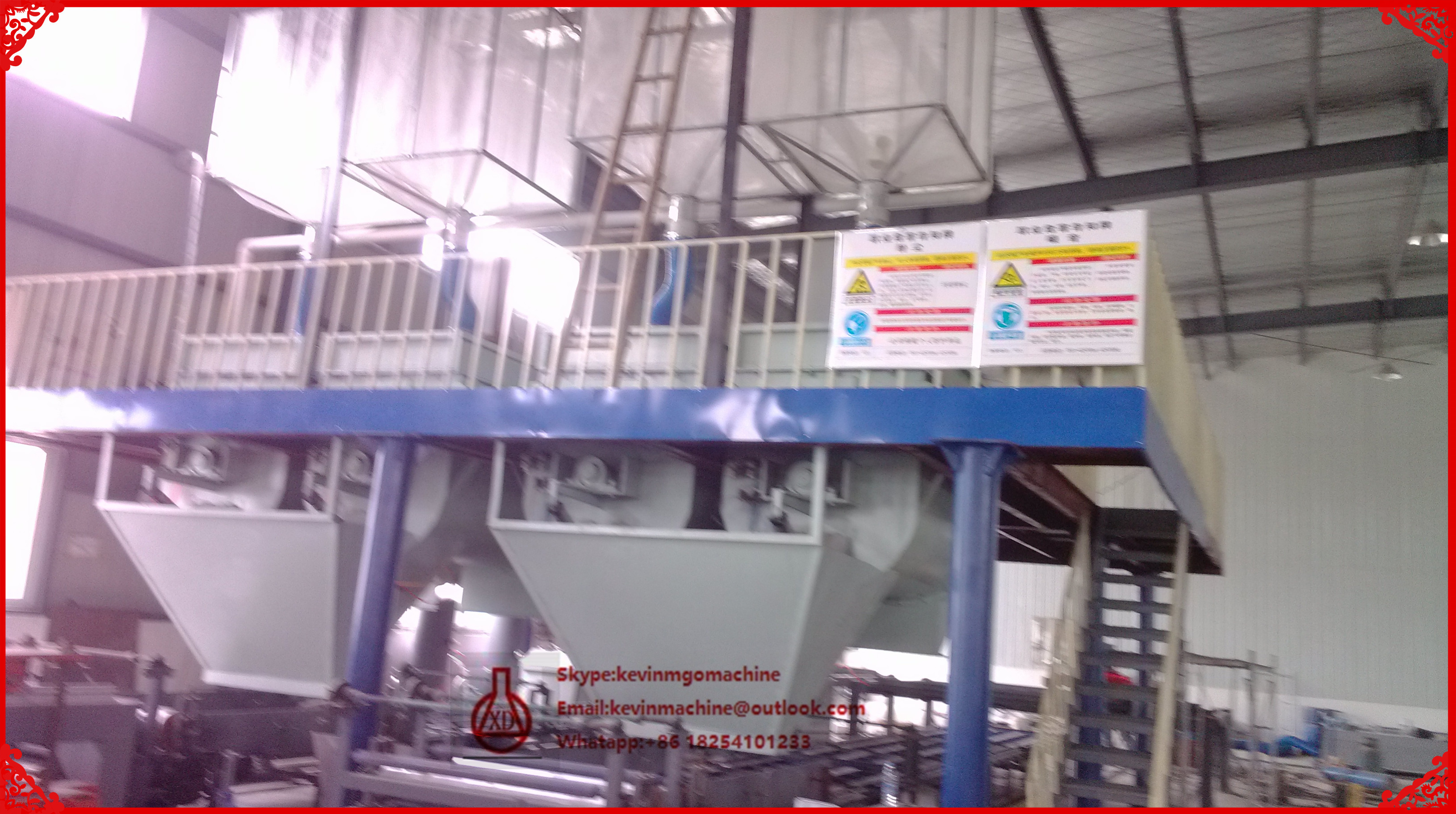 Double Roller Extruding Light Weight Sandwich Panel Machine for Construction Materials