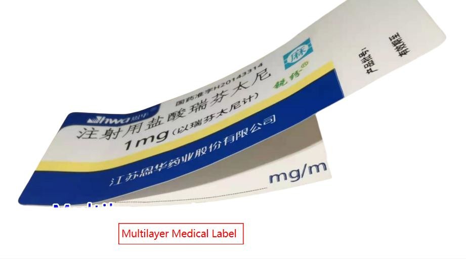 Custom Pharmaceutical Labels Customized Self Adhesive Label for Pharmaceutical Products