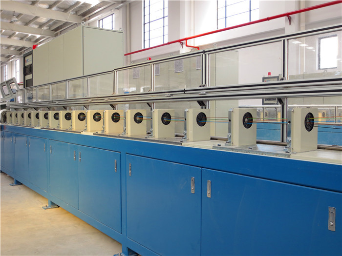 High Efficiency Fiber Optic Cable Machine Sz Strander With SZ Oscillator Head