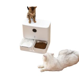 China ABS Pet Feeder And Water Dispenser Smart Automatic Pet Feeder With WiFi / Camera wholesale