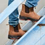 Nubuck Leather Industrial Steel Toe Men Heat Resistant Safety Boots SAFETOE