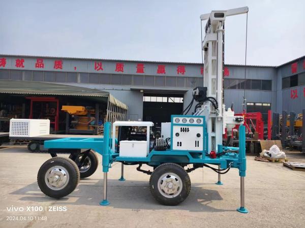 150mm Hole Diameter Water Well Drilling Rig Machine With 42mm Or 50mm Drilling