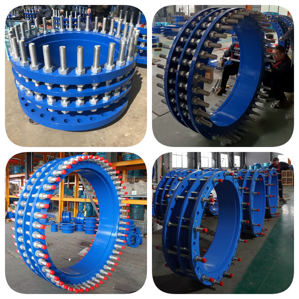 Flange Dismantling Joint For Di Pipe JIS Standard Water Plant Heat Pipe Coupling Stainless Steel Thread