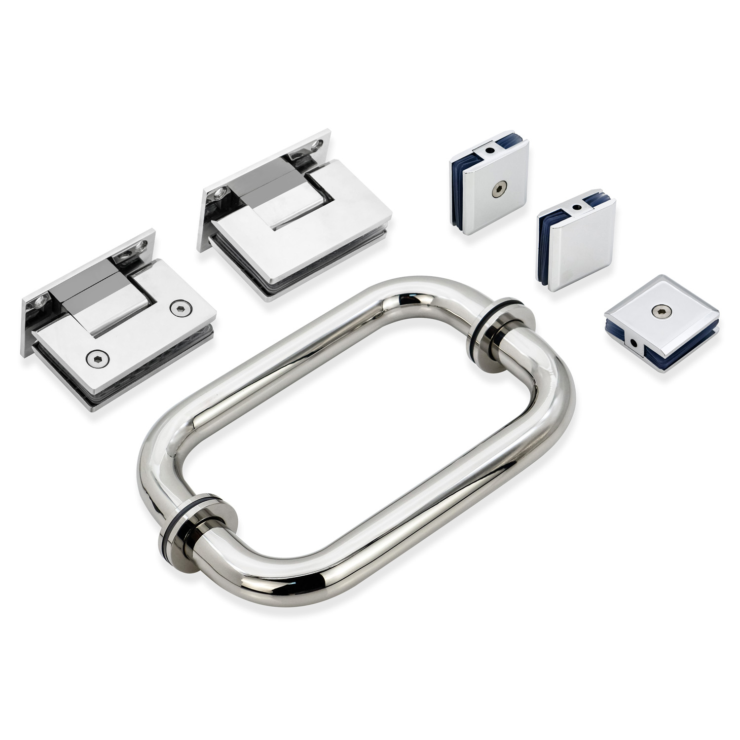 Modern Design 180 Degree Brass or Stainless Steel Glass Hardware Bathroom Door Shower Lifting Hinge