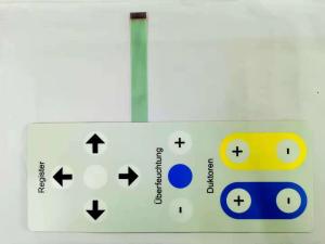 China Waterproof Tactile Membrane Switch Keypad With 3M Adhesive wholesale