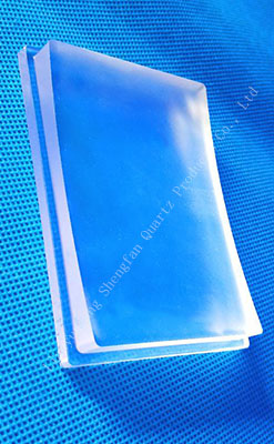 Customized Corrosion Resistant Fused Quartz Step Plate For Experimental