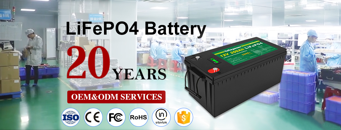24V 36V 48V 12V Lifepo4 Battery 12v 200ah Yacht Solar Storage UPS