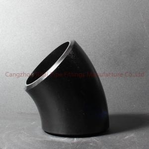 China 45 Degree Welded Pipe Fittings ASTM A420 WPL6 DN15 - DN1200 wholesale