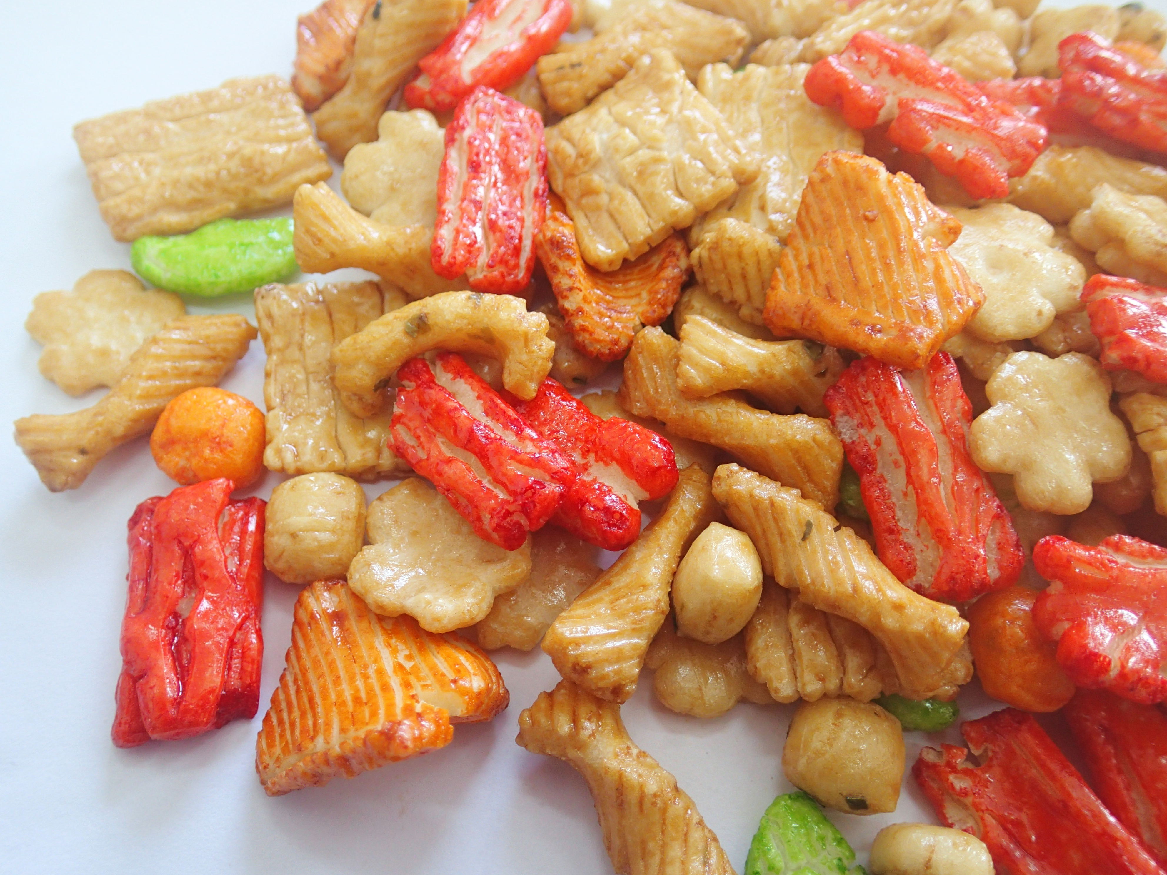 OU KOSHER Japanese Mixed Crackers Healthy Whole Grain Snacks