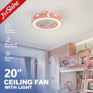 China Children'S Theme Flush Mount LED Ceiling Fan , Pink Ceiling Fan With DC Motor wholesale