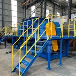 Waste Plastic Barrel Shredder 55kw Big Plastic Lumps Shredder Machine