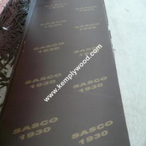 China Two times hot press combi core 15times usage brown film faced plywood wholesale