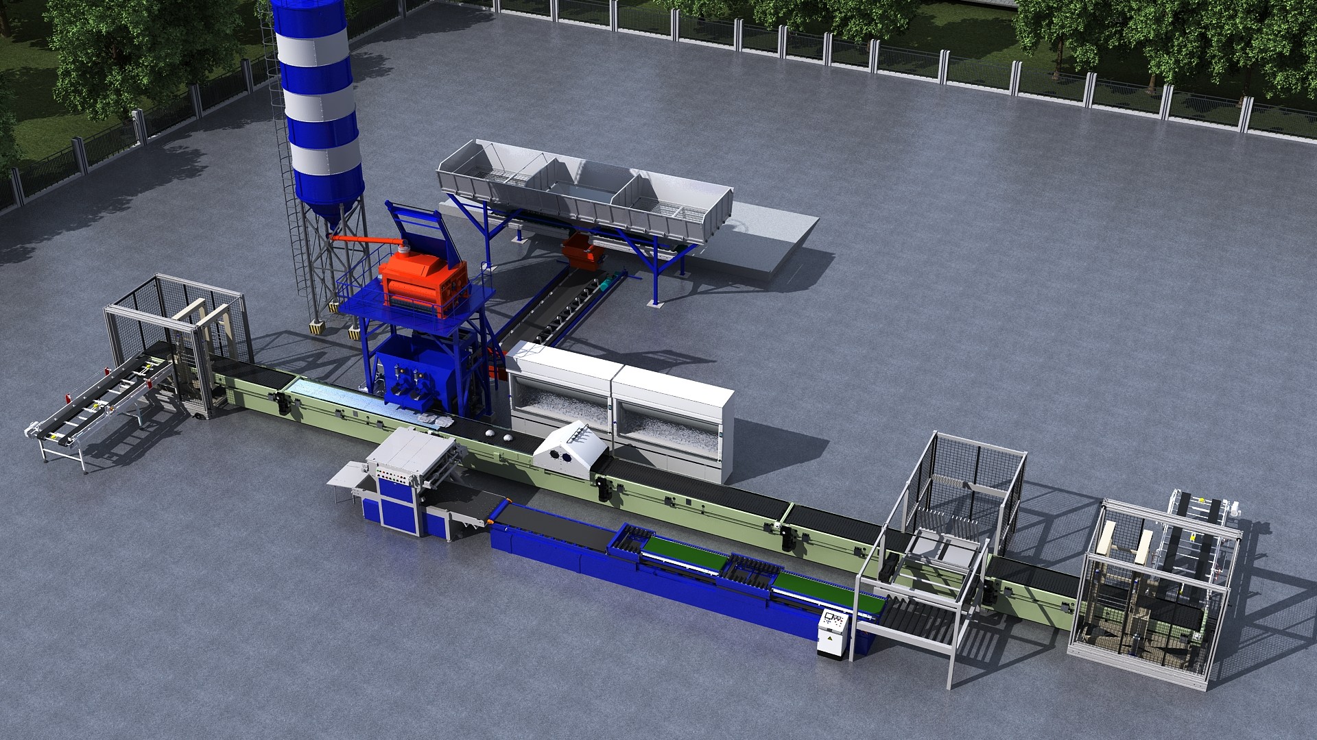 High Efficiency Low Cost Kerbstone Making Machine Concrete Sleeper Walls Machine