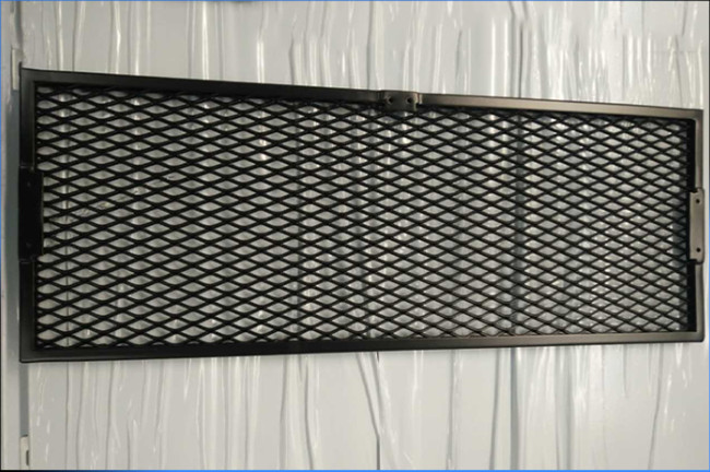 MAX 300mm Expanded Metal Wire Mesh 14mm Hexagonal Perforated Sheet Decoiling Cutting