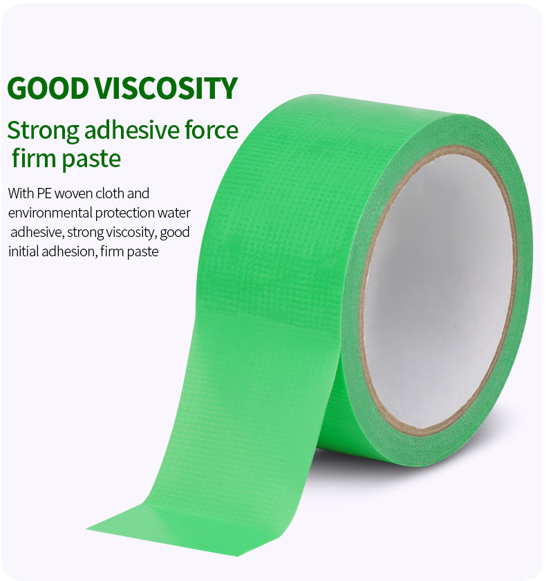 Customizable PE Cloth Base Tape Wholesale Tear Off No Residual Glue Designed For Door And Window Protection