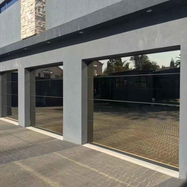 Sectional Electric Garage Doors Full View Aluminum Glass Garage Doors Sample