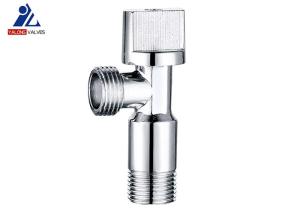 China Oval Chrom Plated Toilet Angle Stop Valve For Toilet 145 PSI 2F wholesale