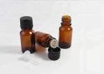 Colorful Cap Mini Glass Dropper Bottles , 50ml Empty Eye Drop Bottles