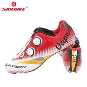China Custom Carbon Cycling Shoes Bright Color Printed Low Wind Resistance EVA Insole wholesale