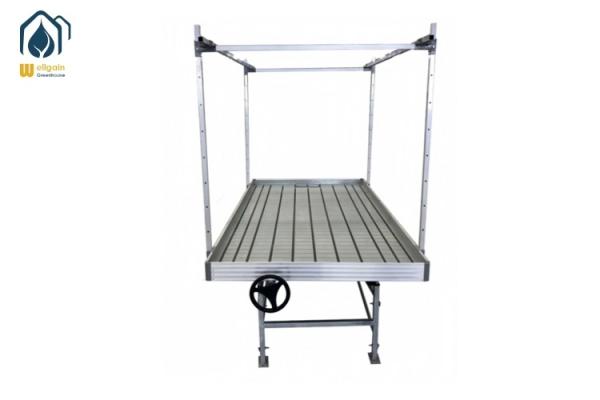 Commercial Greenhouse Ebb And Flow Rolling Benches Hydroponic Equipment Flood