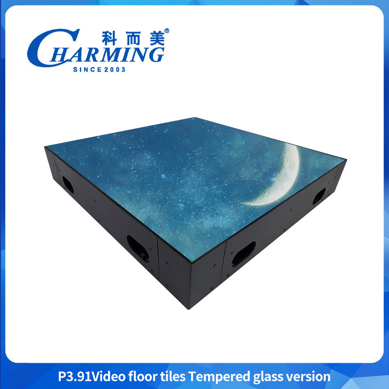 Ip65 Advanced Protection Against Water And Stains 4k Rgb Full Color Luminous Video Dance Floor P3.91 Led Dance Floor Screen Nightclub