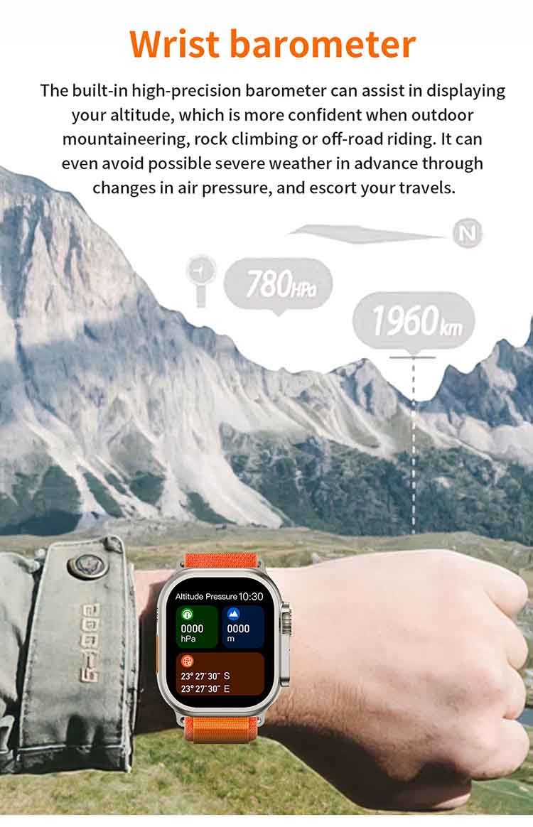 OEM ODM Z69 Ultra Kore 2.0 Fitness Watch Tracker Not For Kids Boys