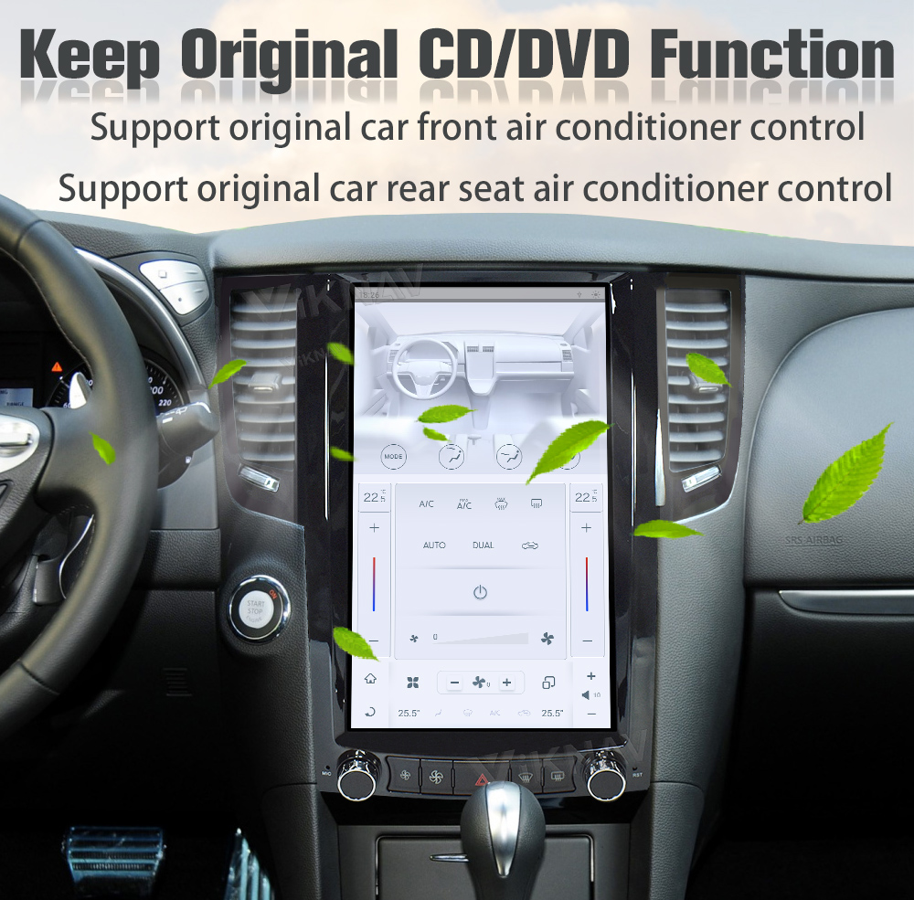 Car Radio Android 11 Head Unit For Infiniti FX35 QX70 GPS Navigation Stereo Recorder
