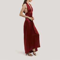 Wholesale Ladies Girls Halter Neck Dress Elegant Customized Backless Dresses for Women