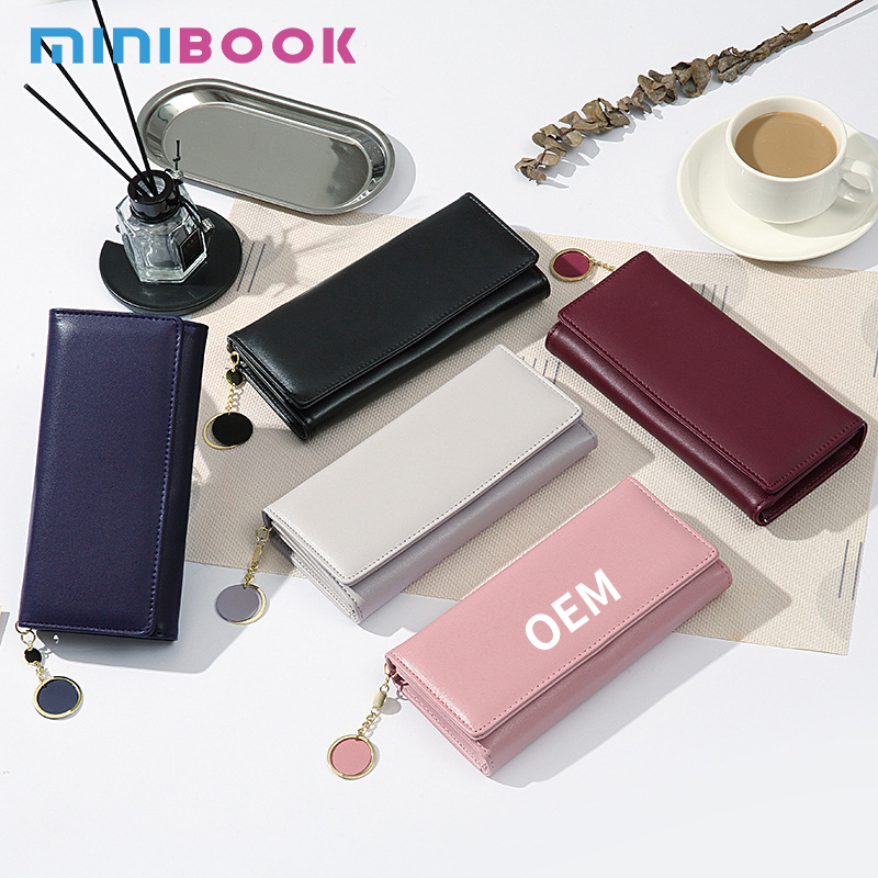 Main Material PU Women's Leather Wallet Style Fashion Long Wallet with Large Capacity