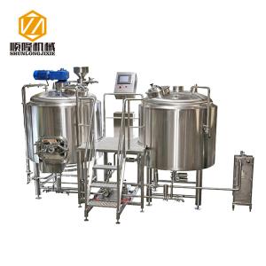 China PLC Control Large Brewing Equipment 2000L Stainless Steel Brewhouse / Fermenters wholesale