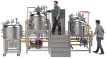 0-3600rpm Speed Liquid Homogenizer Emulsifier Tank For Daily Chemical Product