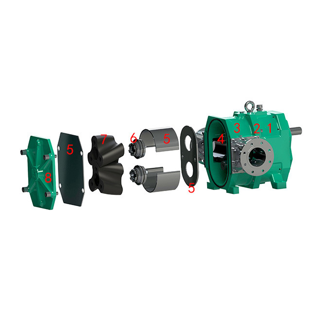 Stainless Steel Stable Road Tanker Pump , Anti Corrosion Tanker Trailer Pumps