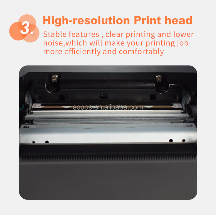 Multilingual Direct Line POS Printer with USB/LAN Support and 203 Dots/line Resolution