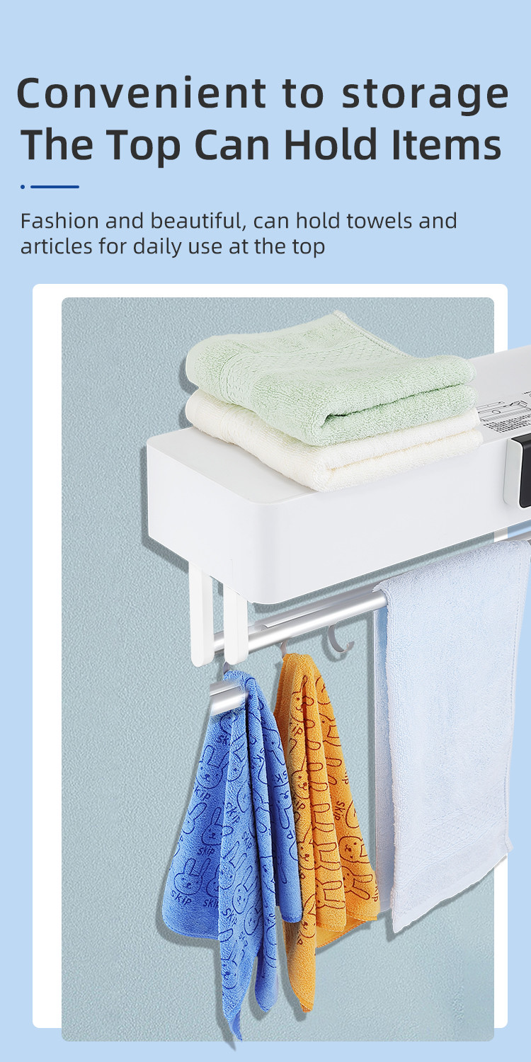 Intelligent Bathroom 500W UV Towel Dryer And Sanitizer Induction Heater