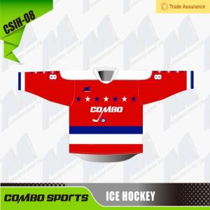 China Mens Womens 2XL Team Ice Hockey Jersey Sleeve Length 75-90cm wholesale