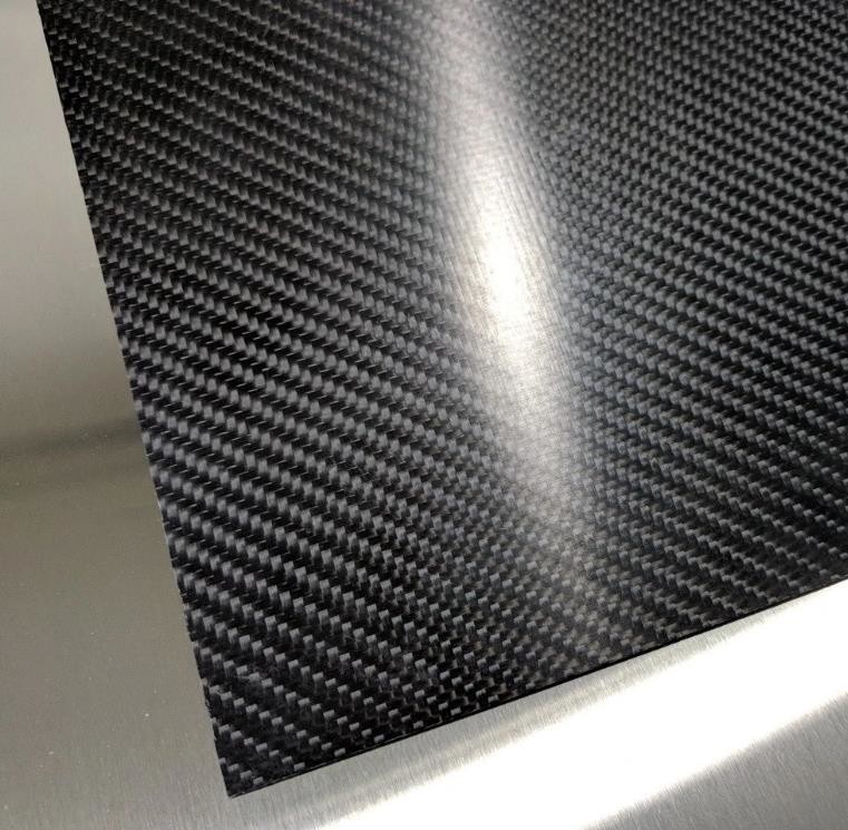 Carbon Fiber Sheet 3K Twill or Plain Colorful Kevlar Impact Resistant piece in different thickness