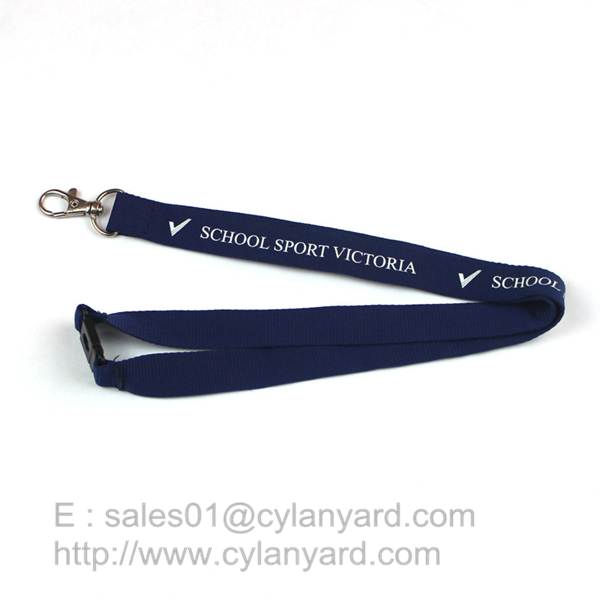 Polyester Office lanyard with detachable clip