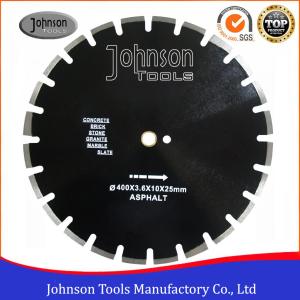 China SGS Approved Asphalt Cutter Blade , Black Diamond Blade For Asphalt wholesale