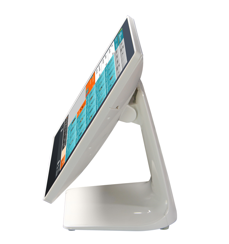 Capacitive Touch Screen POS Machine VFD Customer Display POS Software 15 inch Display