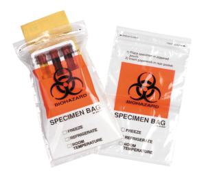 China OEM ODM 10x12inch LDPE Medical Specimen Bags Biohazard Packaging wholesale